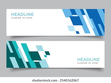 Abstract modern geometric banner design.presentation or business design background