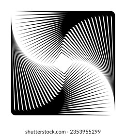 Resumen de banner geométrico moderno con formas simples en colores blanco y negro
