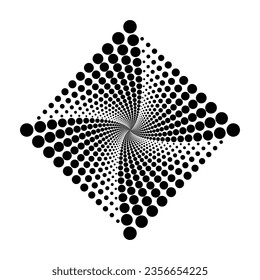 Abstract modern geometric banner with simple shapes in black and white colors