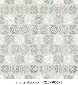 Abstract modern geometric colorful pattern on beige background.