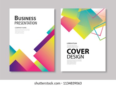 Abstract modern geometric cover and brochure design template background. Use for poster, book, report, corporate, annual, business, magazine, banner, flyer. 