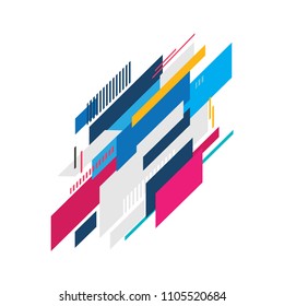Abstract Modern Geometric Design Background illustration vector