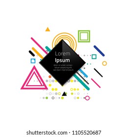 Abstract Modern Geometric Design Background illustration vector