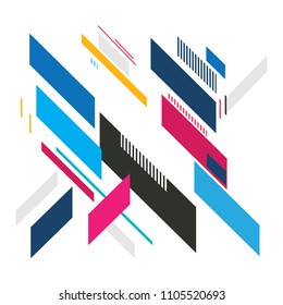 Abstract Modern Geometric Design Background illustration vector