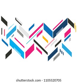 Abstract Modern Geometric Design Background illustration vector