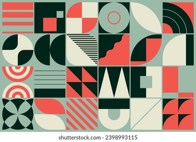 Abstract modern geometric design for background, poster, cover, banner, print or web