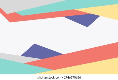 Abstract modern geometric flyer and poster design template background. Use for brochure, book cover, report, corporate, annual, business, magazine, banner. Minimalistic background design.
