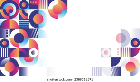 Abstrakter, moderner, geometrischer Farbverlauf-Hintergrund