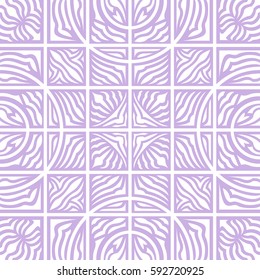 abstract modern geometric grid line white and purple pattern