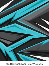 Abstract modern geometric lines background for extreme jersey team, racing, game, etc