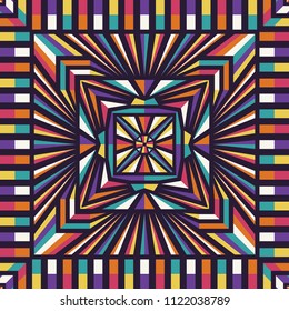 abstract modern geometric multi switching colorsful pattern