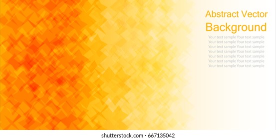 Abstract modern geometric orange background.