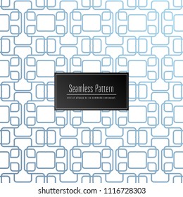 Abstract modern geometric seamless pattern background