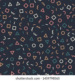 Abstract Modern Geometric Seamless Pattern