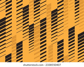 Resumen de patrón geométrico sin soldadura moderno con vertical
líneas de desvanecimiento, fondo vectorial de franjas de medio tono