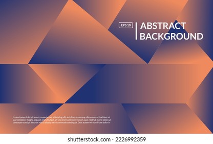 forma geométrica abstracta y moderna de formas de gradiente marrón fondo. vector eps10