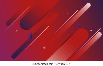 Abstract Modern Geometric shape with gradient color. Trend of template and web banner background. Vector illustration design.