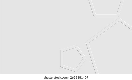 Abstracte moderne geometrische vorm witte grijze achtergrond 