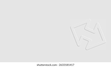 Abstracte moderne geometrische vorm witte grijze achtergrond 