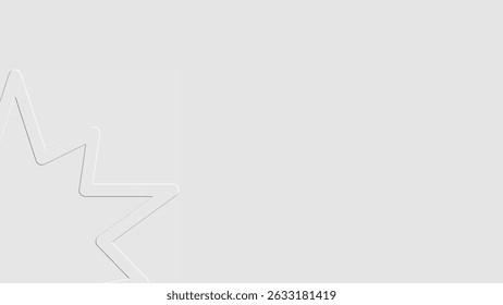 Abstracte moderne geometrische vorm witte grijze achtergrond 