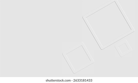 Abstracte moderne geometrische vorm witte grijze achtergrond 