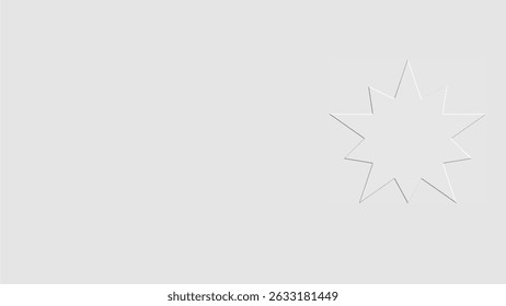 Abstracte moderne geometrische vorm witte grijze achtergrond 