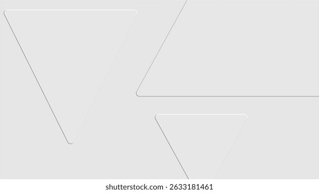 Abstracte moderne geometrische vorm witte grijze achtergrond 