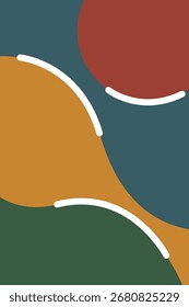 Abstract Modern Geometric Shapes with Bold Colors. Abstract Geometric Backgrounds with Colorful Shapes