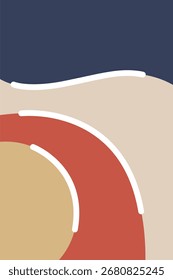 Abstract Modern Geometric Shapes with Bold Colors. Abstract Geometric Backgrounds with Colorful Shapes