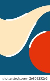Abstract Modern Geometric Shapes with Bold Colors. Abstract Geometric Backgrounds with Colorful Shapes