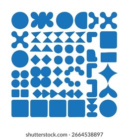 Abstrakte moderne geometrische Formen Zusammensetzung