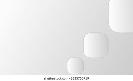 Abstracte moderne geometrische vormen witte grijze achtergrond 
