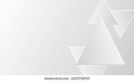Abstracte moderne geometrische vormen witte grijze achtergrond 