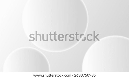Abstract modern geometric shapes white grey background 