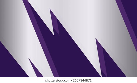 Abstract Modern Geometric Sharp Diagonal Shape Purple Background