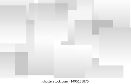 Abstract Modern Geometric stripes Gradient White and Gray Color Backgrounds