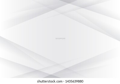 Abstract Modern Geometric stripes Triangles Gradient White and Gray Color Backgrounds. illustration eps 10 - Vector
