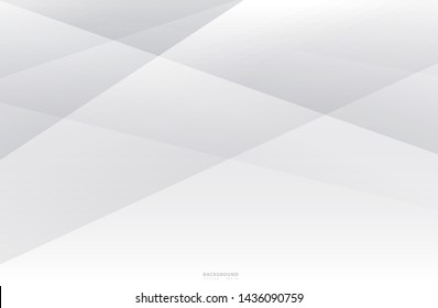 Abstract Modern Geometric stripes Triangles Gradient White and Gray Color Backgrounds. illustration eps 10 - Vector