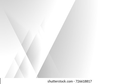 Abstract Modern Geometric stripes Triangles Gradient White and Gray Vector Backgrounds