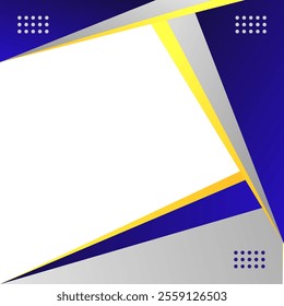 abstract modern geometric triangle blue yellow background for business and corporate marketing