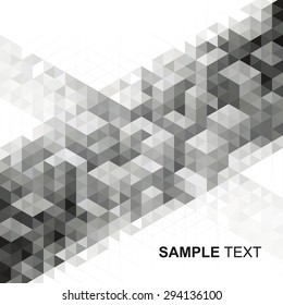 Abstract modern geometric urban design background. 