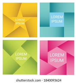 abstract modern geometric vector background