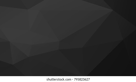 Abstract Modern Geometrical Black Vector Background.