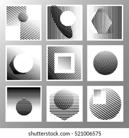 Abstract modern geometrical design Template.Vector illustration EPS 10.