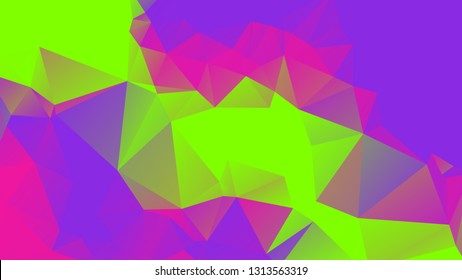 Abstract Modern Geometrical Triangle Vector Background.