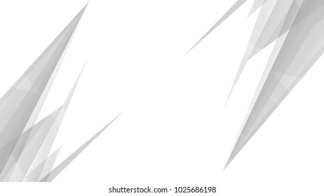 Abstract Modern Geometry Black and White Vector Background.