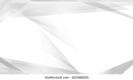 Abstract Modern Geometry Black and White Vector Background.