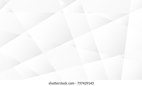 Abstract Modern Geometry Decor White and Gray Vector Background