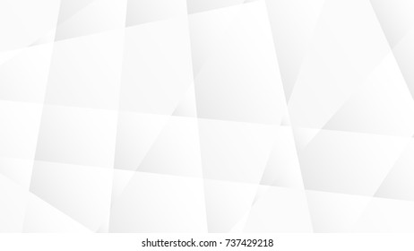 Abstract Modern Geometry Decor White and Gray Vector Background