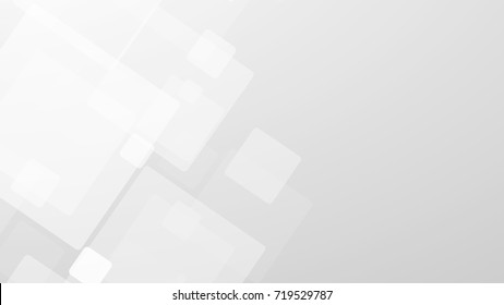 Abstract Modern Geometry Square White and Gray Vector Background